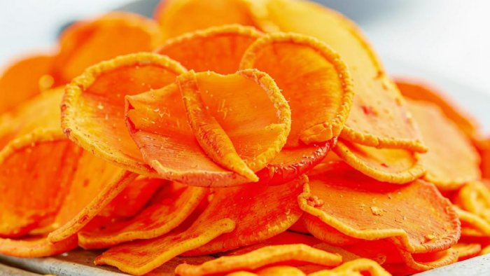 морковные чипсы